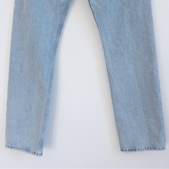 Agolde Mia Straight Leg Light Wash Jeans - Picture 8 of 12